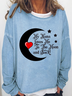Women's My Nana Loves Me To The Moon and Back Loose Sweatshirt