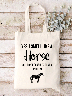 Yes I Smell Like A Horse Valentine's Day Shopping Tote