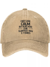 Funny I May Look Calm Adjustable Hat