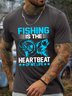 Lilicloth X Jessanjony Fishing Is The Heartbeat Of My Life Men's T-Shirt