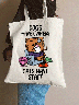 Funny Dogs Have Owner Cats Have Staff Letters Shopping Tote