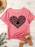 Lilicloth X Jessanjony Animal Paw Heart Women's T-Shirt