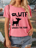 Lilicloth X Rajib Sheikh Funny Dog WTF Wheres The Food Women's T-Shirt