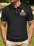 Men's Every Snack You Make Every Meal You Bake Every Bite You Take I'll Be Watching You Funny Golf Graphic Printing Urban Regular Fit Text Letters Polo Shirt