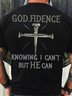 Men's God Fidence Christian Cotton Casual T-Shirt