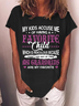 Women's Funny My Kids Accuse Me Of Having A Favorite Child Which Is Ridiculous Because My Grandkids Are My Favorite Cotton T-Shirt