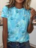Lilicloth X Paula Blue Fur Paw Women's T-Shirt