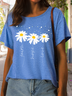 Women's Faith Hope Casual Daisy T-Shirt