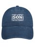 I’m Not A Perfect Son But My Crazy Mom Loves Me And That Is Enough Denim Hat