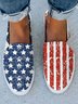 American Flag Independence Day Soft Comfortable Flats