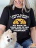 Lilicloth X Funnpaw Women's I Don't Always Eat Dog Shit But When I Do I Make Sure To Lick My Owner's Face Afterwards T-Shirt