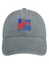 Stand For The Flag Kneel For The Cross Denim Hat