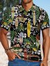 Men's Hawaiian Resort Style Print Regular Fit Casual Polo Shirt