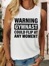 Lilicloth X Hynek Rajtr Warning Gymnast Could Flip At Any Moment Women's Tank Top