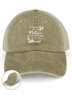 Women's To the world you are a Mother but to your family you are the World Mother's Day Washed Mesh-back Baseball Cap