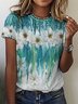 Women's Floral Casual T-Shirt