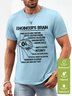 Men's Engineer's Brain Problem-Solving Function Coffee Location Sensor Funny Graphic Printing Waterproof Oilproof And Stainproof Fabric T-Shirt