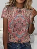 Women's Ethnic Art Print Casual  Shirt