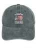 Men's /Women's I Am An American I Have The Right To Bear Arms Graphic Printing Regular Fit Adjustable Denim Hat