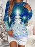 Snowflake Casual Dress