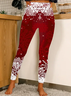 Jersey Casual Christmas Legging