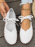 Plain Casual Pu All Season Shallow Shoes