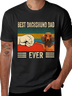 Best Dachshund Dad Ever Crew Neck T-shirt