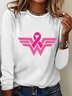 Breast Cancer Woman Long Sleeve Shirt