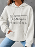 Stronger Than Cancer Breast Cancer Simple Loose Hoodie