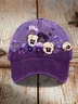 Unisex Purple Floral Print Alzheimer's Awareness Support Print Hat