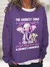 Alzheimer's Disease Casual Sweatshirt