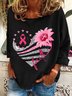 Breast Cancer Bundle In October We Wear Pink Casual Sweatshirt