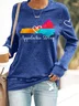 Retro Appalachia Strong Hurricane Helene Print Sweatshirt