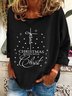 Christmas Begins With Christ Casual Sweatshirt